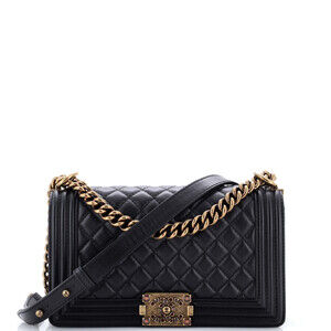 Chanel Old Medium Boy Flap Bag